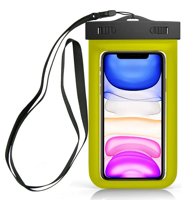 Sovica Waterproof Case Compatible with Samsung Galaxy A3 IPX8 Certified Water Case Submersible Bag Waterproof CAS (Yellow)