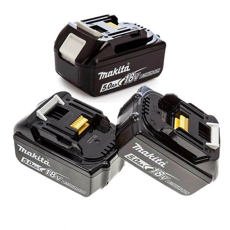 Makita Genuine BL1850 18V 5.0Ah Battery Triple Pack for Makita DBO180Z, DKP180Z