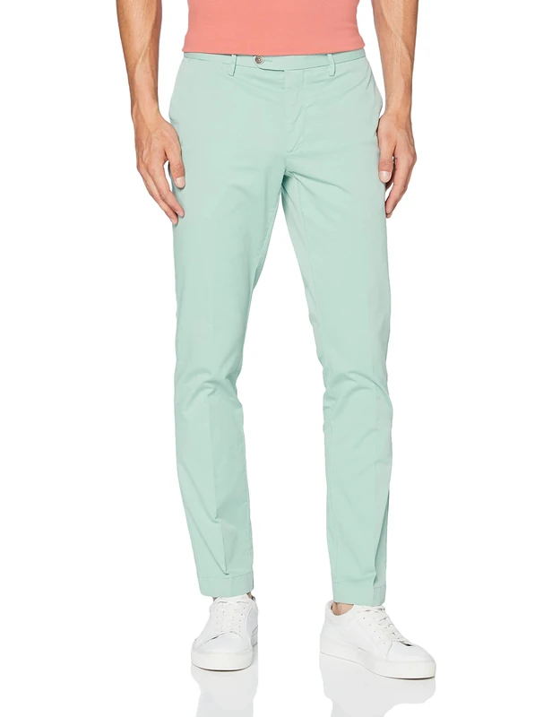 Hackett Men's Core Kensington Trouser, Blue (5mklt Aqua 5mk), W38 (Size: 28)