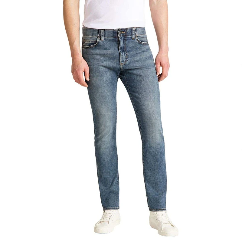 Lee Men's Extreme Motion Skinny Jeans, Blue Prodigy Ab, 38W / 32L