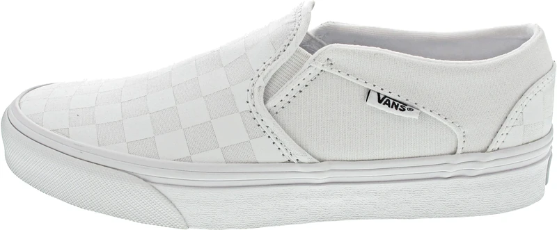 Vans Asher, Women’s Slip On Trainers, White ((Checkerboard) White/White W51), 5.5 (38.5 EU)))