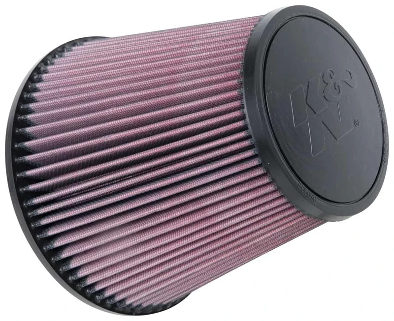 K&N Universal Clamp-On Air Filter: High Performance, Premium, Washable, Replacement Filter: Flange Diameter: 3.875 In, Filter Height: 7.0 In, Flange Length: 1.5 In, Shape: Round Tapered, RU-1029