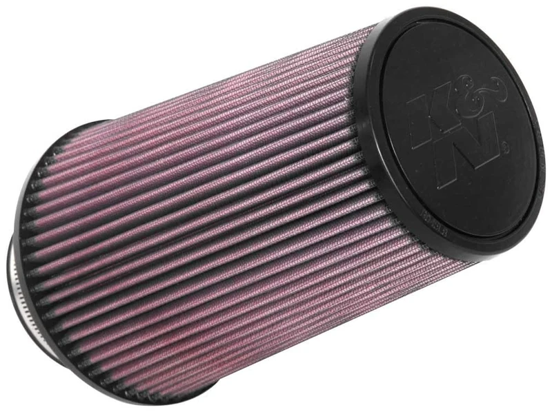 K&N Universal Clamp-On Air Filter: High Performance, Premium, Washable, Replacement Filter: Flange Diameter: 3.5 In, Filter Height: 9.0 In, Flange Length: 1.75 In, Shape: Round Tapered, RU-3690