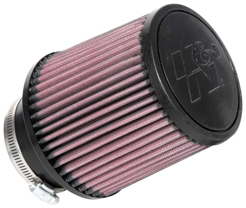 K&N Universal Clamp-On Air Filter: High Performance, Premium, Washable, Replacement Filter: Flange Diameter: 3 In, Filter Height: 5 In, Flange Length: 1.75 In, Shape: Round Tapered, RU-3870