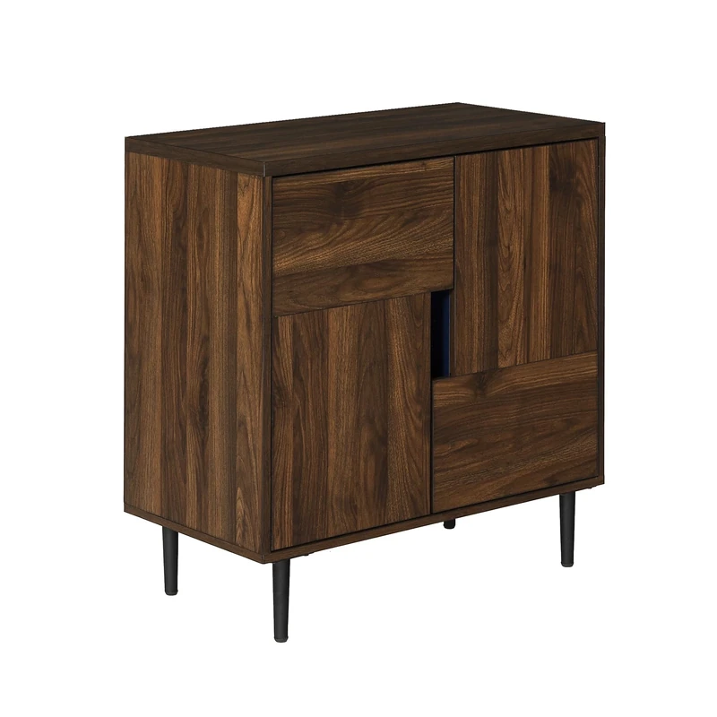 Eden Bridge Designs Accent Cabinet, Dark Walnut, One Size