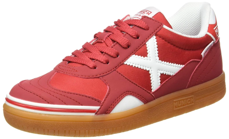 Munich Unisex Adult Gresca Low-Top Sneakers, Red, 11.5 UK