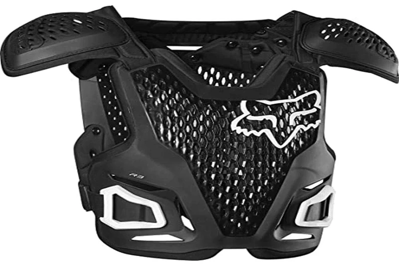 Fox Racing - Youth R3 – Motocross Chest Protector – Lightweight, Neck Brace Compatible, Non-Slip Fit, Guards, Motocross, Black, OS