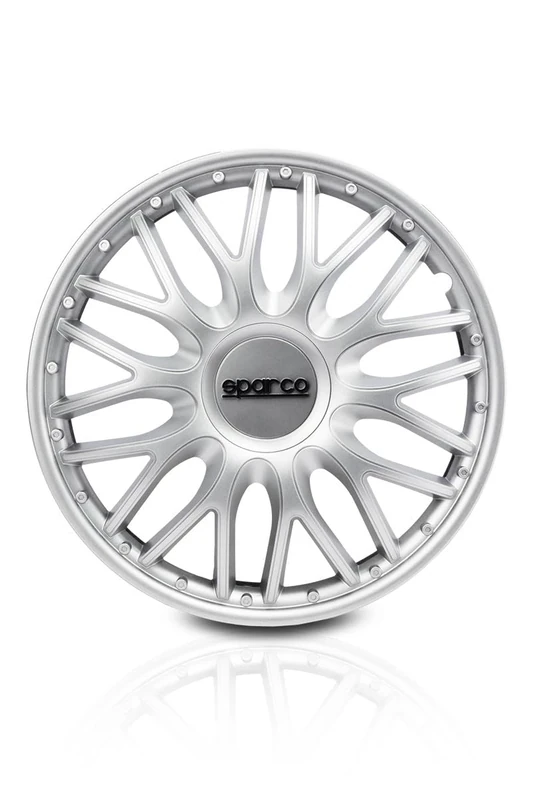 Sparco SPC1596SV Wheel Trims Roma Silver 15 Inch, Set of 4,
