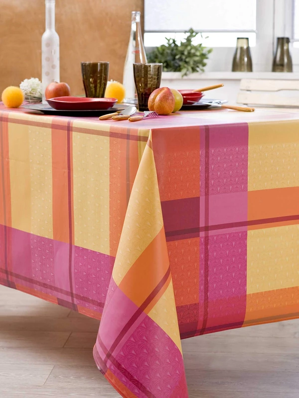 Nydel EW358536413 Tablecloth 160 cm Round Raspberry