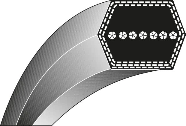 RATIOPARTS 8-680 Drive Belt Type 4 12.7 x 2959 Double V-Belt - Image 1