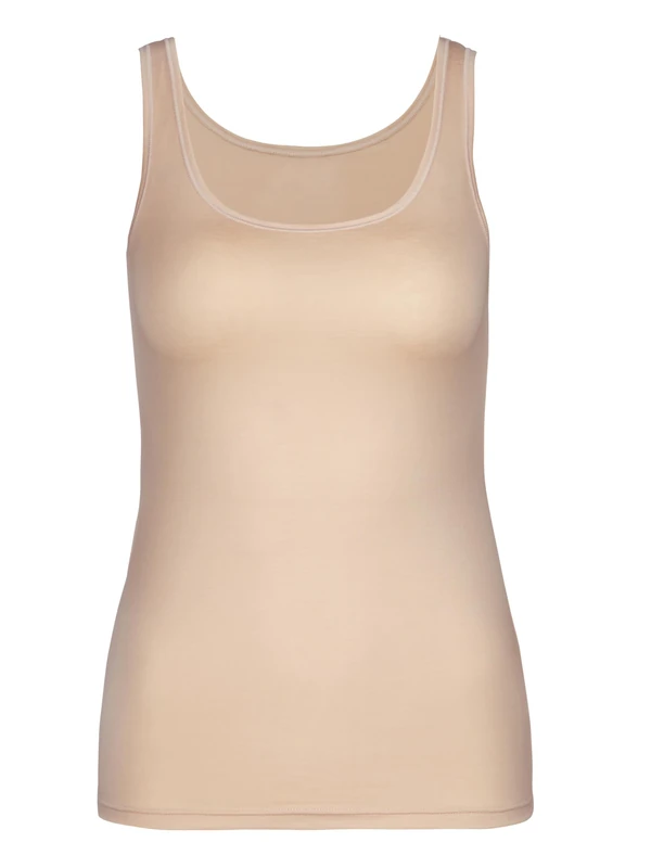 Calida Women's Natural Comfort Vest, Pink (Rose Teint 160), 18 (Manufacturer Size: Medium)