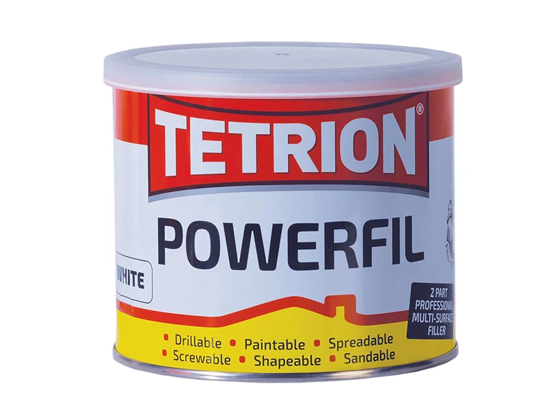 Tetrion White PowerFil Multi-Purpose Filler 3.5kg, Fast-Setting, Durable Repair