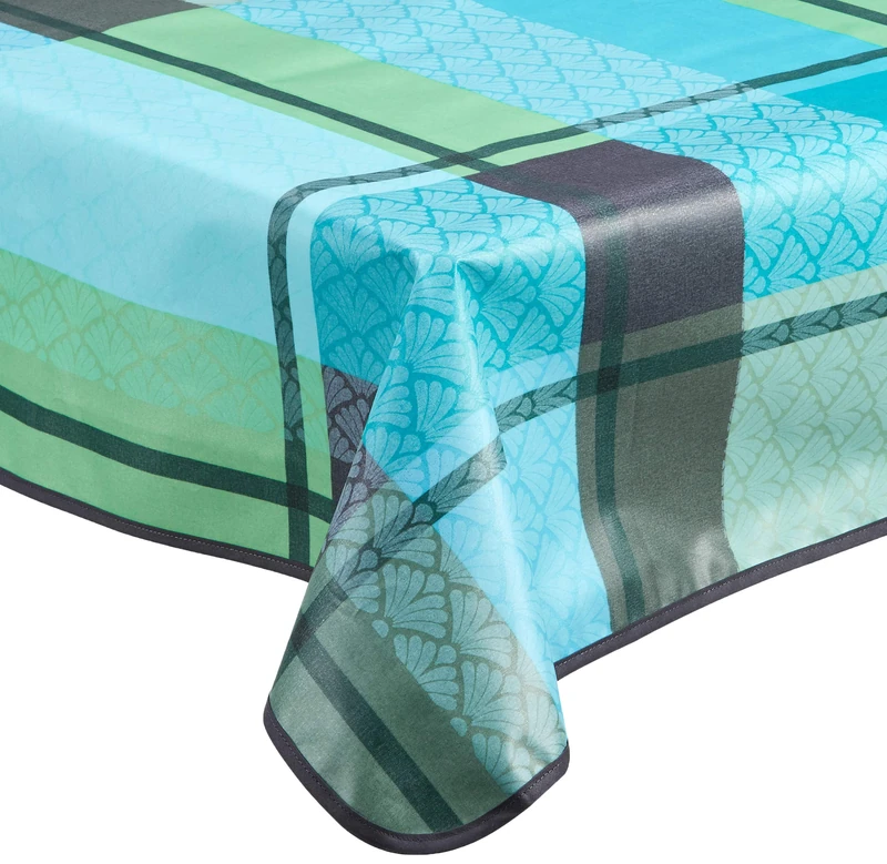 Nydel Palm Waterproof Cotton Tablecloth Square 160 x 160 cm
