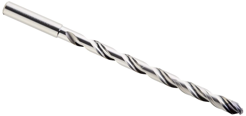 Karnasch 2203900870118 High Power Drill 4-Phase Solid and Solid Metal < 40 × D, Solid Carbide, 8.7 mm Cutting Diameter, 130 mm Cutting Length, 175 mm Length, 10 mm Shaft Diameter