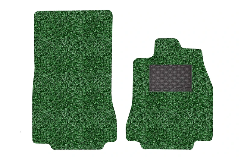 Nicoman Spaghetti All-Weather Fully Tailored Car mats Fit2007-2015 XF Saloon/Estate X250 (Front Set 2-Piece,Green)