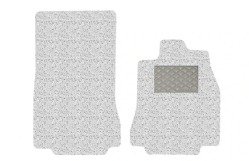 Nicoman Spaghetti All-Weather Fully Tailored Car mats Fit2007-2015 XF Saloon/Estate X250 (Front Set 2-Piece,White)