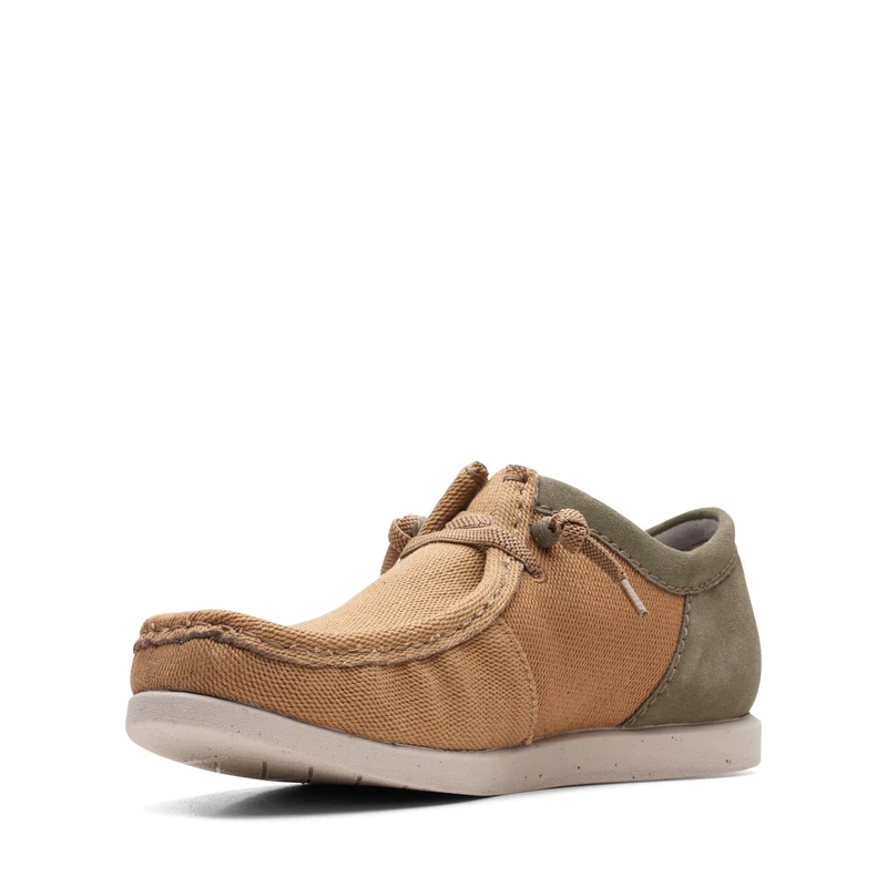 Clarks Men's Shacrelite Moc Oxford, Dark Sand Combi, 8 UK
