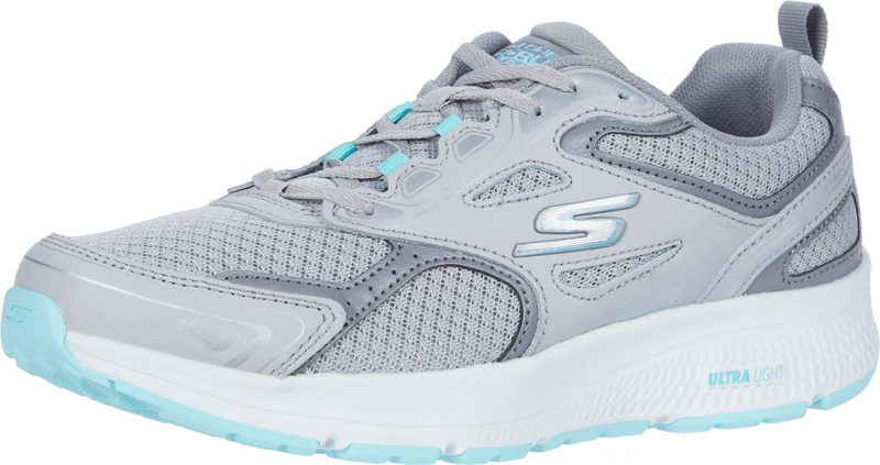 Skechers Women's GO Run CONSISTENT Sneaker, Gray , 8 UK medium