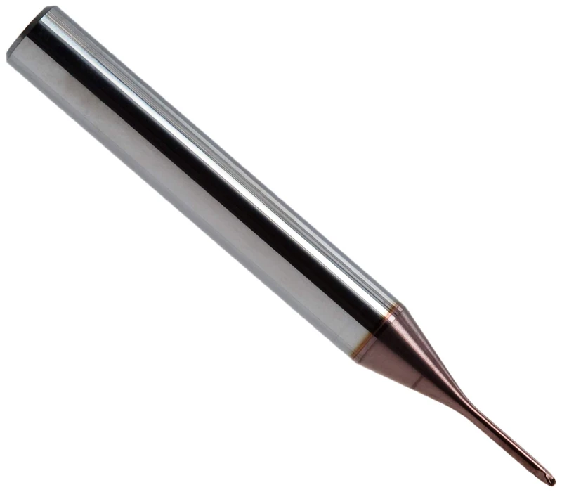 Karnasch 306264012008 Micro Strawberry Metal Hard with 3D Radio, 2-20 × D, 1.2 mm Cutting Diameter, 8 mm Using Length, 6 mm Shank Diameter, 55 mm Length, 1.00 mm Cutting Length - Image 1