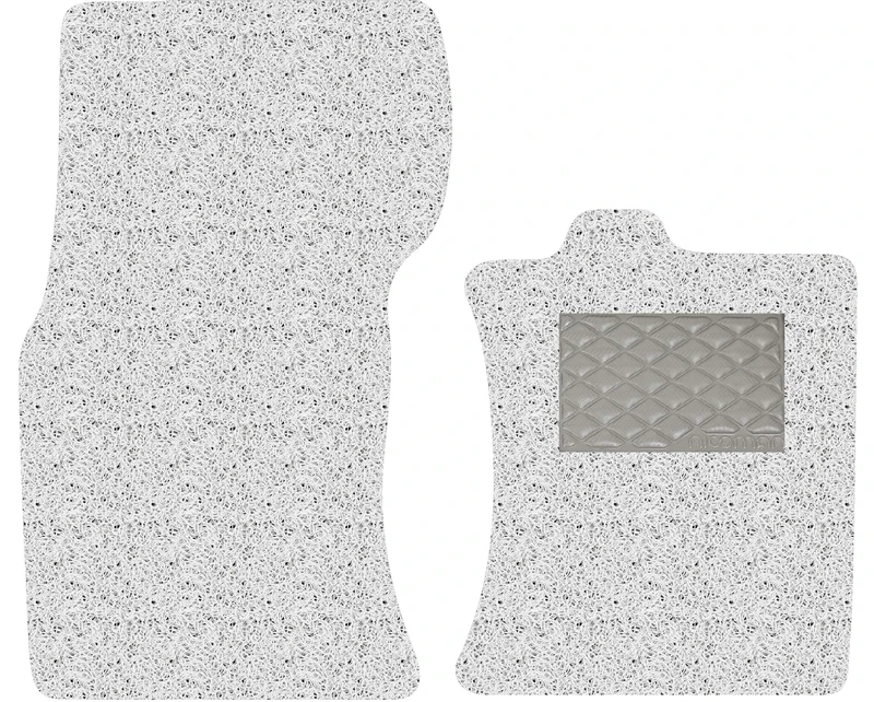 Nicoman Spaghetti All-Weather Fully Tailored Car mats Fit2016-2019 XF Saloon/Estate X260 (Front Set 2-Piece,White)
