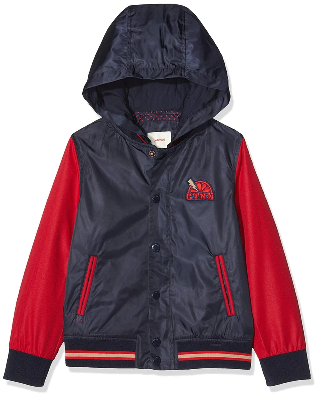 Catimini Boy's Cq41004 Blouson Jacket, Blue (Dark Blue 48), 7 Years (Size: 7A) - Image 1
