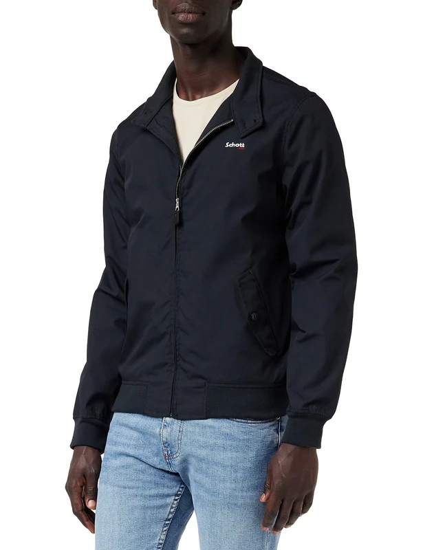 Schott NYC Men's Cabl1220 Jacket, Blue (Navy Navy), X-Large