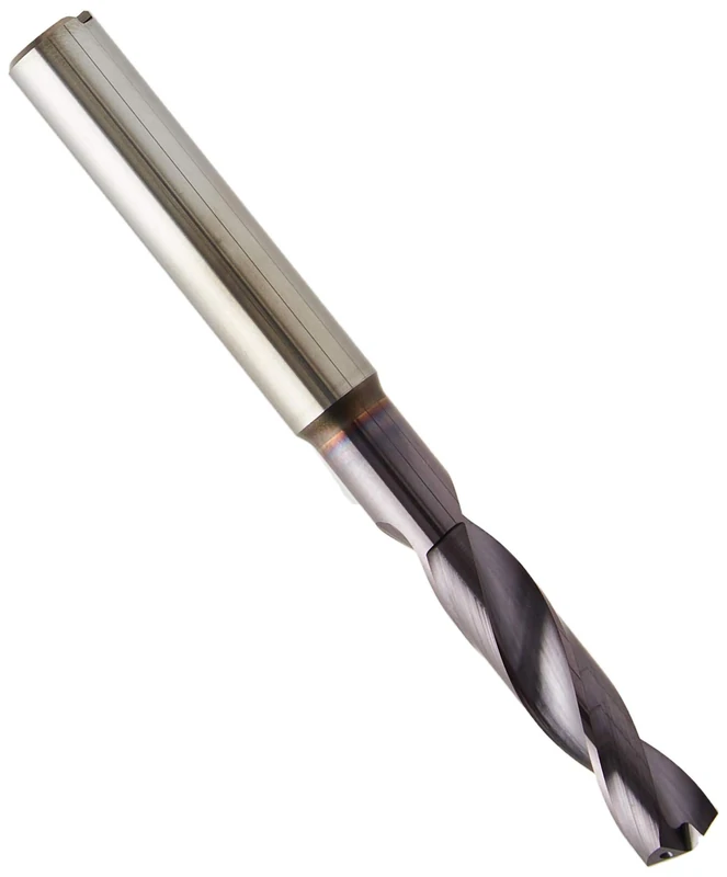 Karnasch 2208060690024 Hard Metal Drill Bit with Internal Cooling, 6.9 mm Cutting Diameter, 34 mm Cutting Length, 79 mm Length, 8.0 mm Shank Diameter