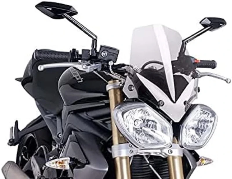 Puig Windshield Naked New Generation Sport 5658W for Triumph Speed Triple 11'-15', Triumph Speed Triple R 12'-15'