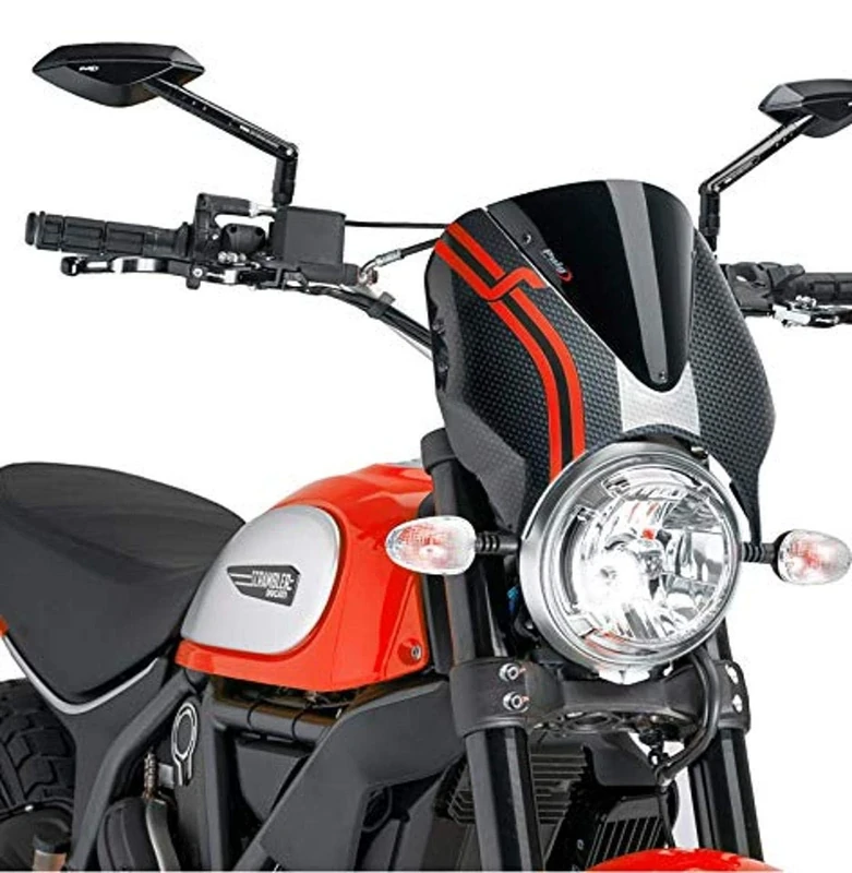 Puig Retrovision 8192N Icon/Classic/Full Throttle 15', Ducati Scrambler Sixty2 16'-19'