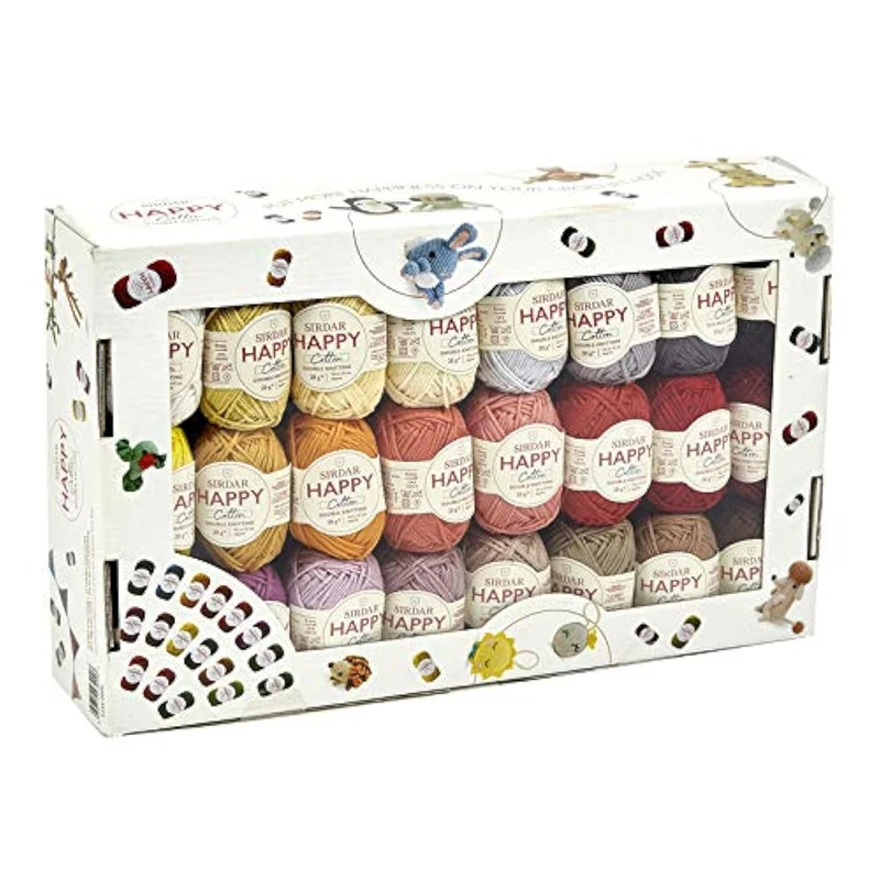 DMC Happy Chenille Velvet Thread 15 g Assorted Colours – 25 Pieces - Image 1