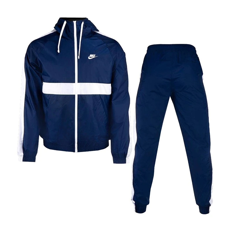 Nike Men's Nsw Ce Trk Wvn Tracksuit, midnight navy/White/Midnight navy/(white)