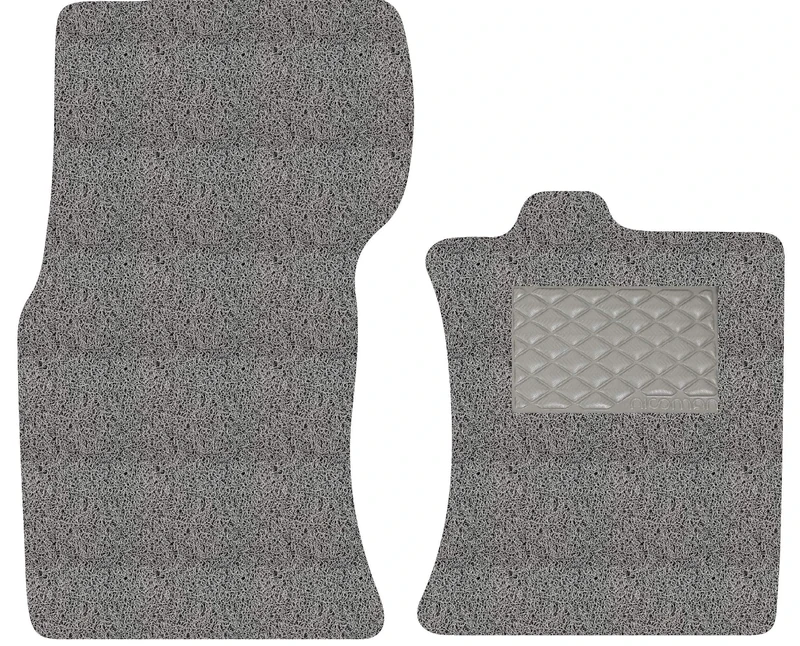 Nicoman Spaghetti All-Weather Fully Tailored Car mats Fit2016-2019 XF Saloon/Estate X260 (Front Set 2-Piece,Grey)