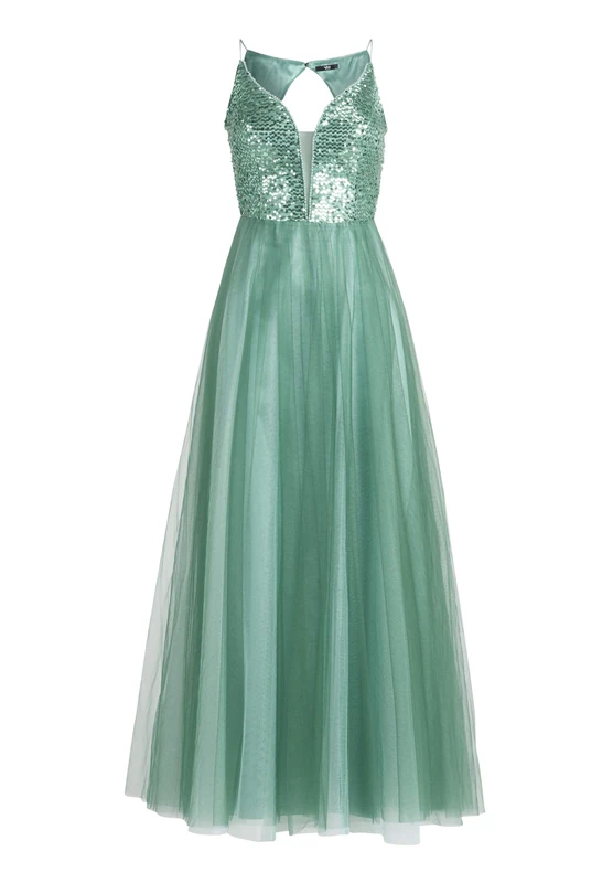 Vera Mont Women's 0105/4990 Party Dress, Green (Mint Leaf Green 5331), 16 (Size: 42)