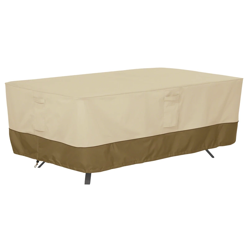 Classic Accessories Veranda Water-Resistant 96 Inch Rectangular/Oval Patio Table Cover