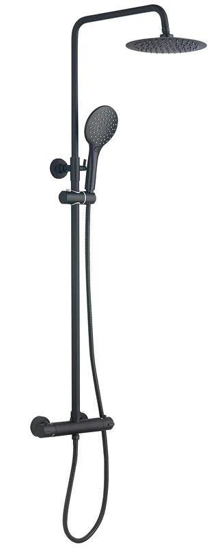 Keenware KBS-131 Premium Thermostatic Shower System, Black