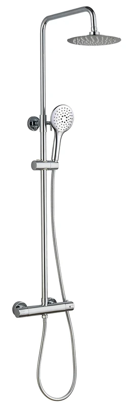 Keenware KBS-005 Premium Overhead Thermostatic Shower System:, Chrome