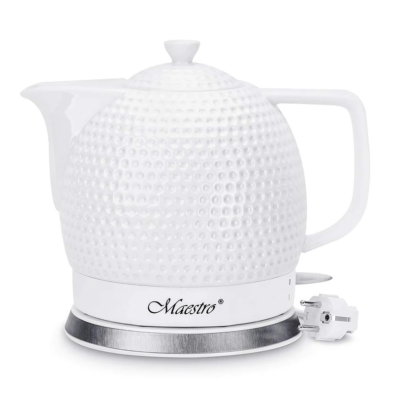 Feel-Maestro MR067 Electric Kettle 1.5 Litre 1200 W White