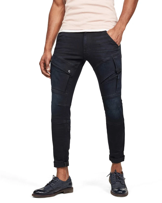 G-STAR RAW Men's Airblaze 3D Skinny Jeans, Blue (worn in blue storm D16129-8971-B188), 36W / 32L