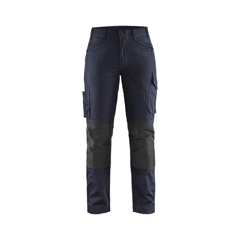 Blaklader 719513308699C42 Women's Service Work Trousers with Stretch, Dark Navy/Black, Size C42
