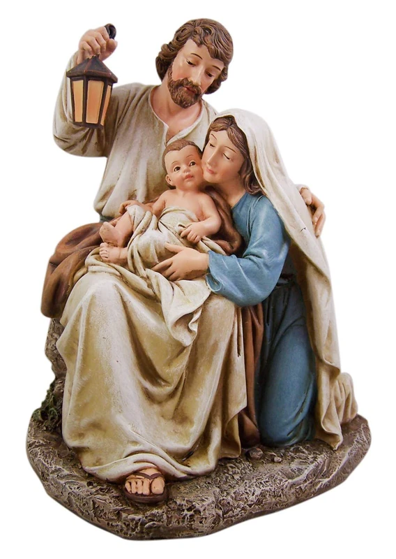 Avalon Gallery CB Catholic Advent and Christmas Resin Figurine, 9.25-Inch, Blessed Holy Family