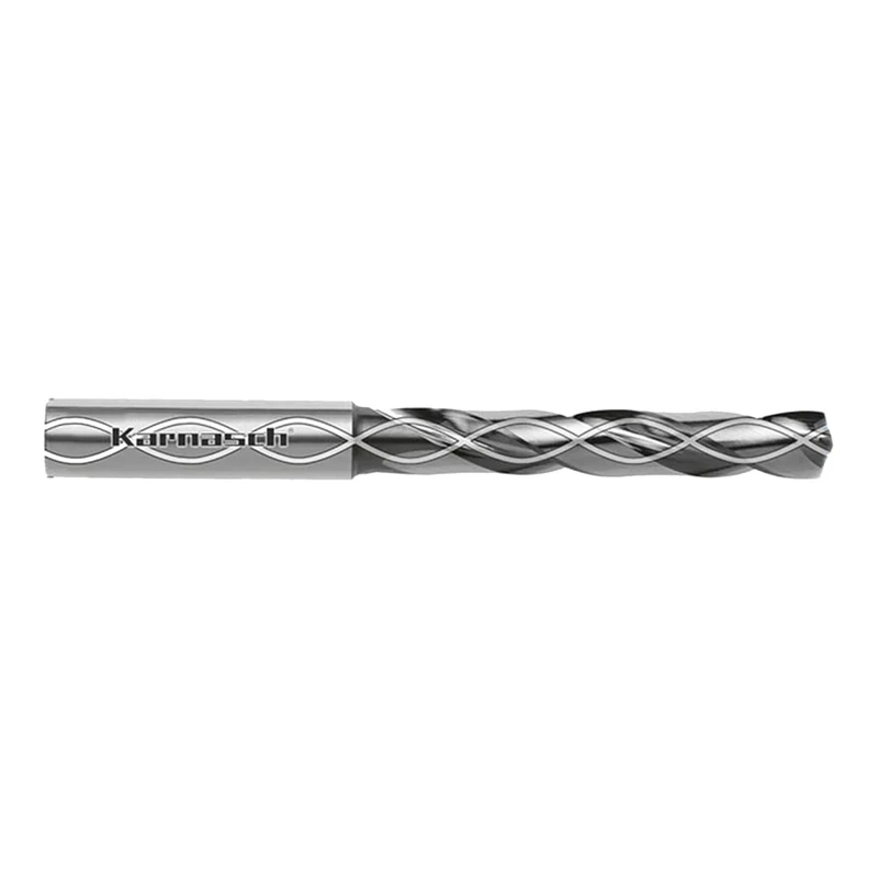 Karnasch 2208060720029 Hard Metal Drill Bit with Internal Cooling, 7.2 mm Cutting Diameter, 41 mm Cutting Length, 79 mm Length, 8.0 mm Shank Diameter