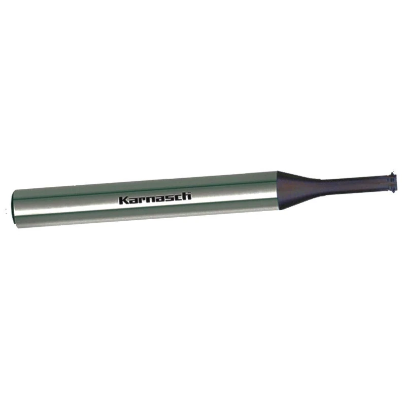 Karnasch 231764008 Hard Metal Rotary Mill, Logtop Stahl, No Burr Overlay, M0.8, 2.2 mm Diameter, 45 mm Length