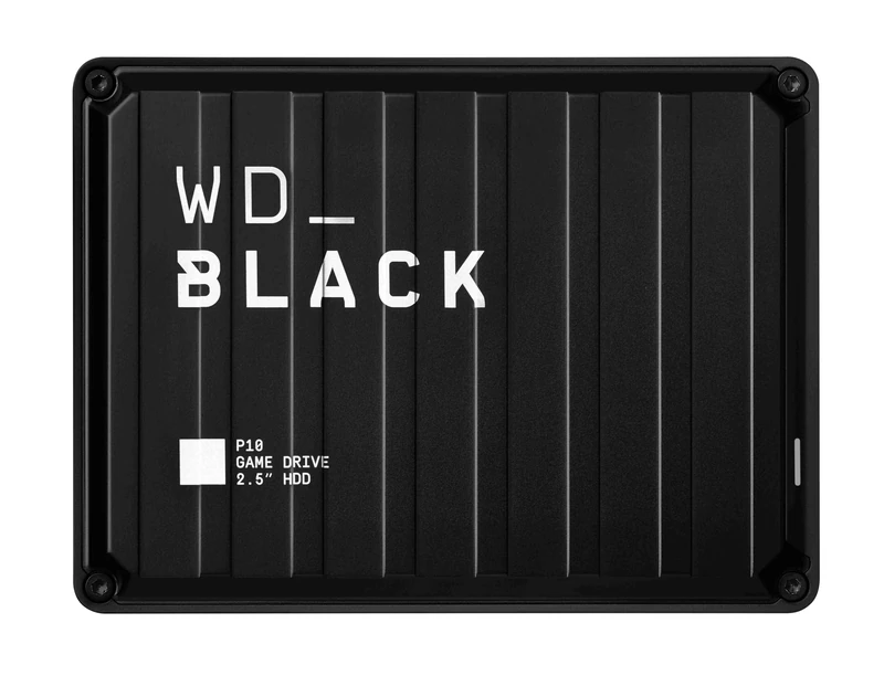 WD_BLACK P10 4TB Game Drive, portable external HDD, works with Playstation, Xbox, PC, & Mac, save up to 125 games