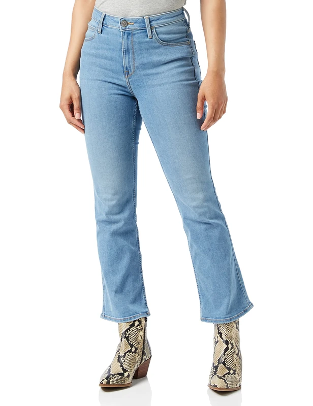 Lee Women's Breese' Flared Jeans, Blue (Light Florin Hr), 26W / 33L