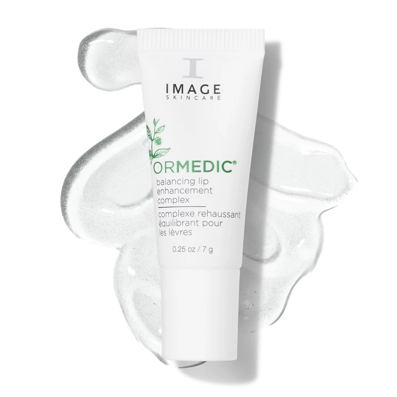 IMAGE Skincare, ORMEDIC pH Balancing Lip Enhancement Complex, Deep Hydration Lip Plumper Peptides for Fuller Lips, Clear, 7 g