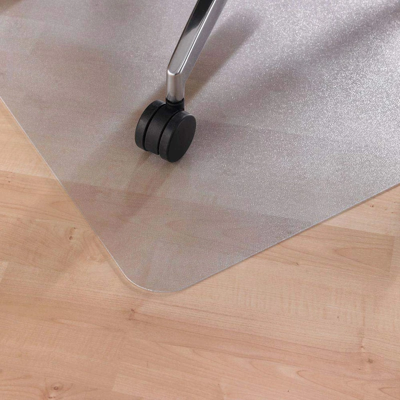 LEVIATAN Floor Mat Office Chair Underlay Universal Floor Protection Mat Office Chair Transparent Underlay Desk Chair 1200 x 900 mm - Image 1