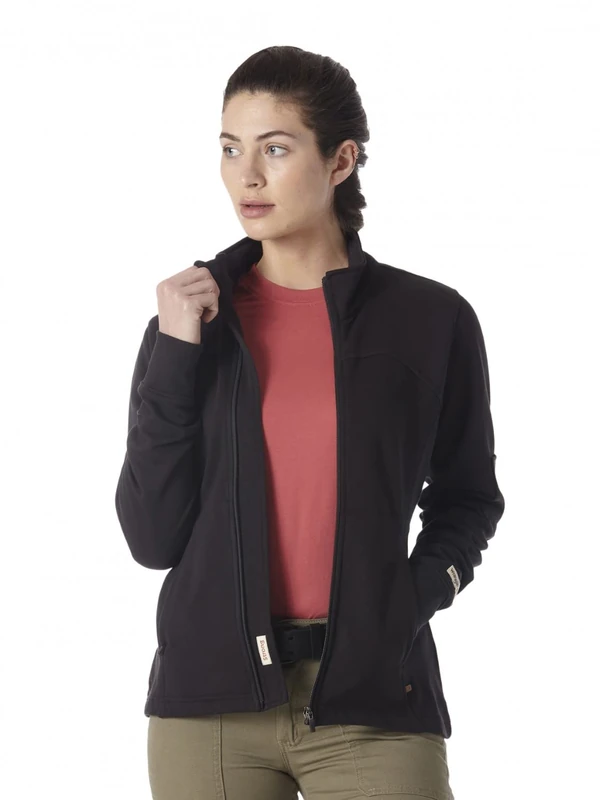 Wrangler Riggs Workwear Women's 3WF18BK Work Utility Outerwear, Black, S