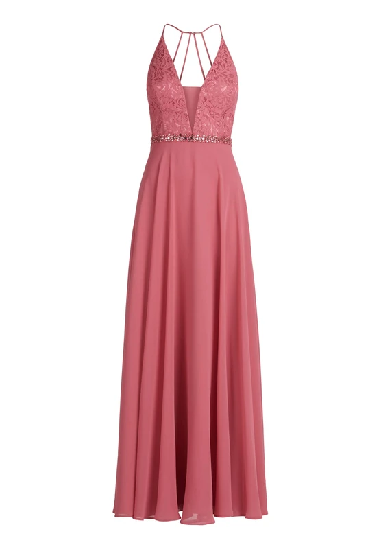 Vera Mont Women's 8055/4000 Party Dress, Pink (Hot Rosè 4192), 16 (Herstellergröße: 42)