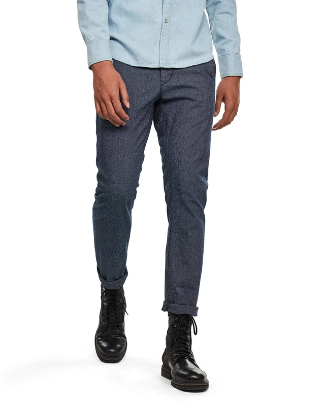 G-Star Men's Vetar Slim Chino, Blue (rinsed D16219-9660-082), 26W / 30L