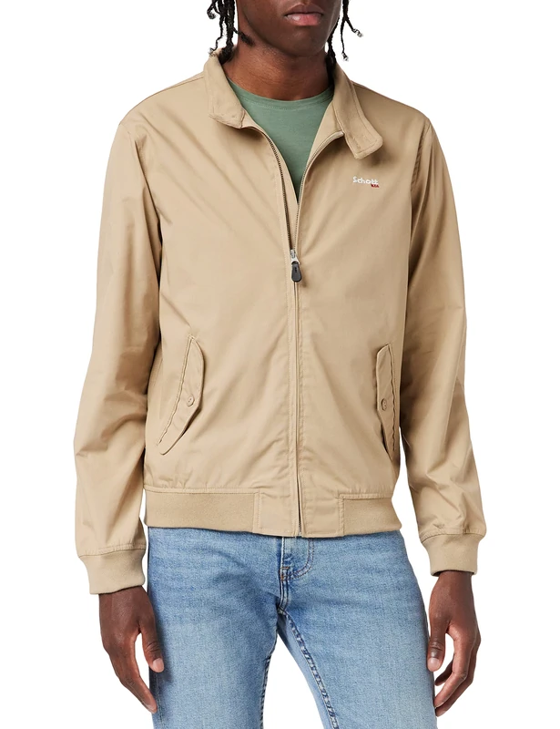 Schott NYC Men's Cabl1220 Jacket Not Applicable, Beige (Lightbeige Lightbeige), 34/L30 (Manufacturer Size: XXX-Large)